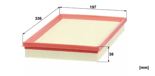 Levegőszűrő Mann Filter C 34 002