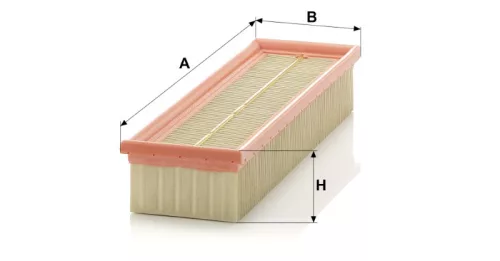 Levegőszűrő Mann Filter C 3484