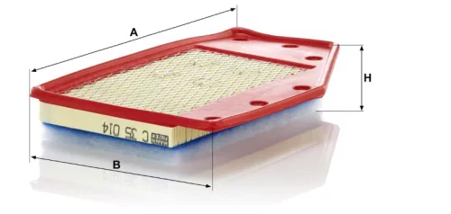 Levegőszűrő Mann Filter C 35 014