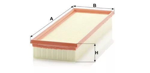 Levegőszűrő Mann Filter C 37 100
