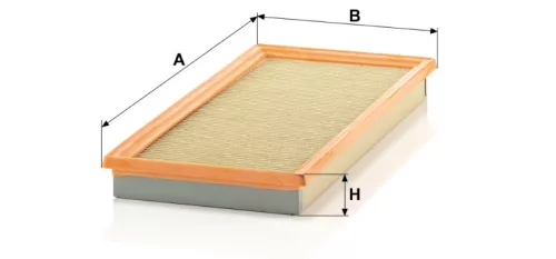 Levegőszűrő Mann Filter C 3747