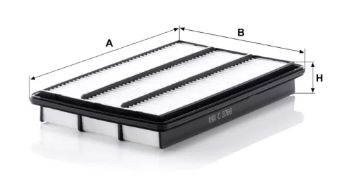Levegőszűrő Mann Filter C 3766