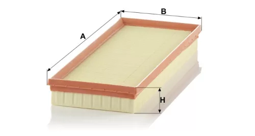 Levegőszűrő Mann Filter C 38 116