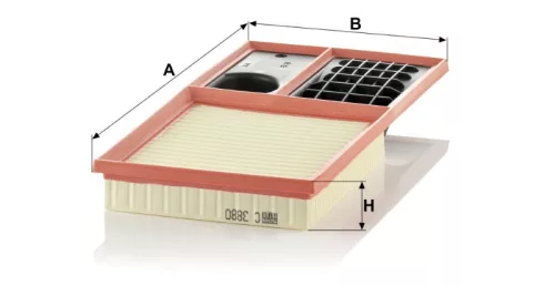 Levegőszűrő Mann Filter C 3880