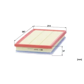 Levegőszűrő Mann Filter C 39 001