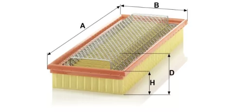 Levegőszűrő Mann Filter C 48 183