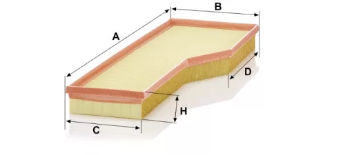 Levegőszűrő Mann Filter C 54 165