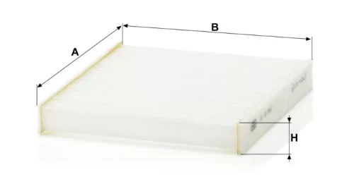 Utastér - Kabin szűrő Mann Filter CU 16 001