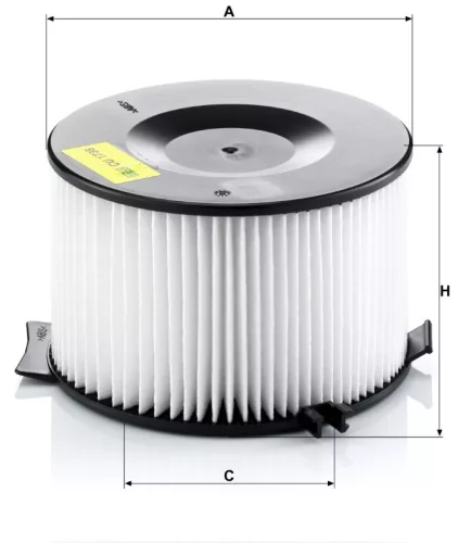 Utastér - Kabin szűrő Mann Filter CU 1738