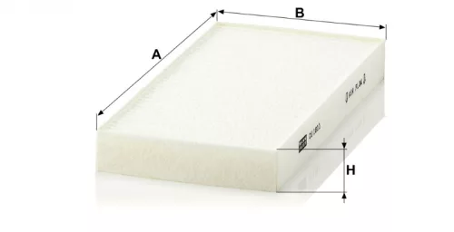 Utastér - Kabin szűrő Mann Filter CU 1811-2