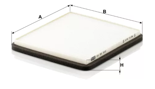 Utastér - Kabin szűrő Mann Filter CU 20 010