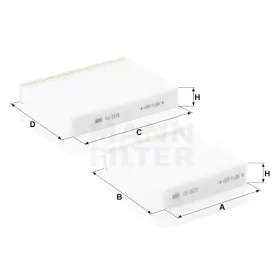 Utastér - Kabin szűrő Mann Filter CU 21 000-2