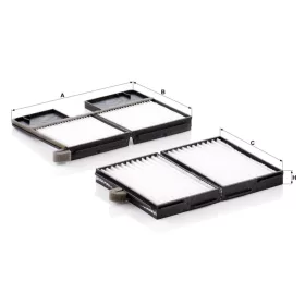 Utastér - Kabin szűrő Mann Filter CU 21 001-2