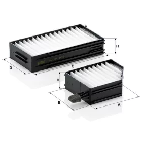 Utastér - Kabin szűrő Mann Filter CU 21 002-2