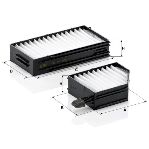 Utastér - Kabin szűrő Mann Filter CU 21 002-2