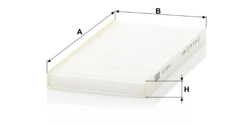 Utastér - Kabin szűrő Mann Filter CU 2214-2