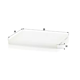 Utastér - Kabin szűrő Mann Filter CU 2243
