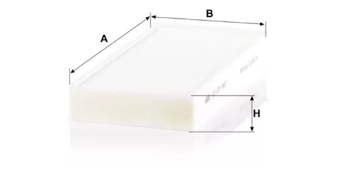 Utastér - Kabin szűrő Mann Filter CU 23 005-2