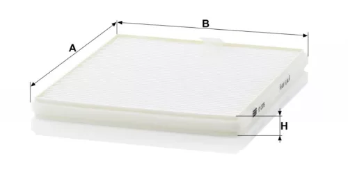 Utastér - Kabin szűrő Mann Filter CU 2326