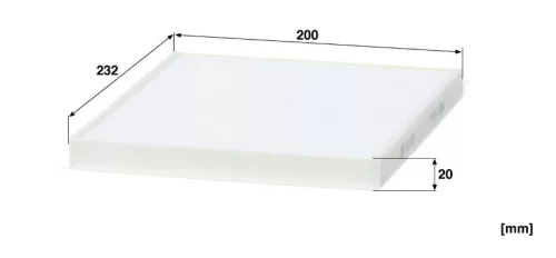 Utastér - Kabin szűrő Mann Filter CU 2330