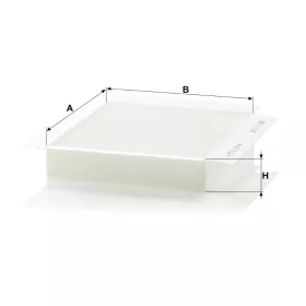 Utastér - Kabin szűrő Mann Filter CU 2338