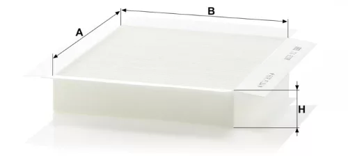 Utastér - Kabin szűrő Mann Filter CU 2338