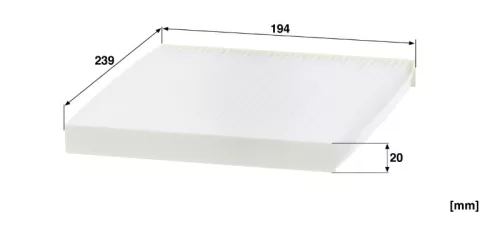 Utastér - Kabin szűrő Mann Filter CU 24 013