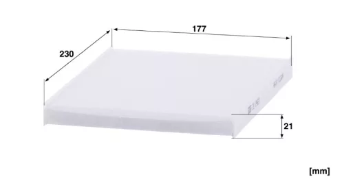 Utastér - Kabin szűrő Mann Filter CU 2422