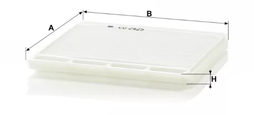 Utastér - Kabin szűrő Mann Filter CU 2425