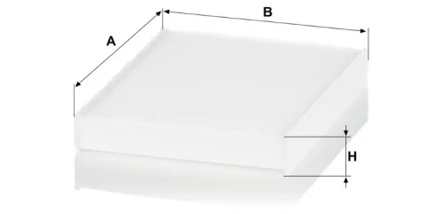 Utastér - Kabin szűrő Mann Filter CU 2433