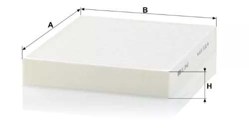 Utastér - Kabin szűrő Mann Filter CU 2442