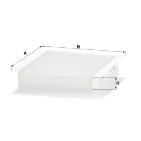 Utastér - Kabin szűrő Mann Filter CU 2454