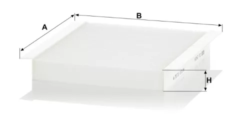 Utastér - Kabin szűrő Mann Filter CU 2454