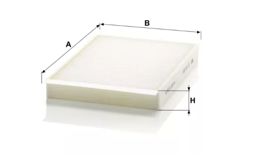 Utastér - Kabin szűrő Mann Filter CU 25 002