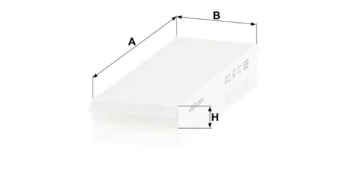 Utastér - Kabin szűrő Mann Filter CU 25 008-2