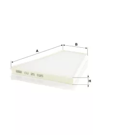Utastér - Kabin szűrő Mann Filter CU 25 025
