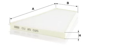 Utastér - Kabin szűrő Mann Filter CU 25 025