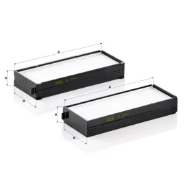 Utastér - Kabin szűrő Mann Filter CU 2542-2