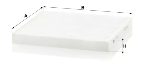 Utastér - Kabin szűrő Mann Filter CU 2544