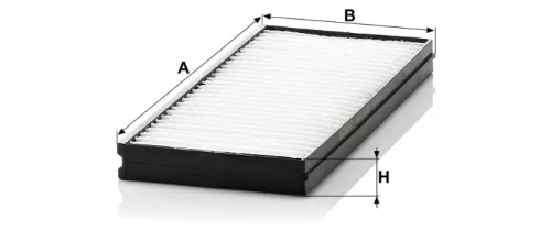 Utastér - Kabin szűrő Mann Filter CU 26 000-2