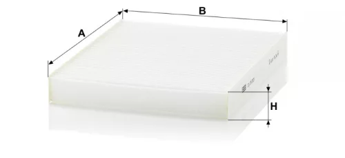 Utastér - Kabin szűrő Mann Filter CU 26 001