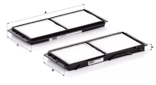 Utastér - Kabin szűrő Mann Filter CU 26 008-2