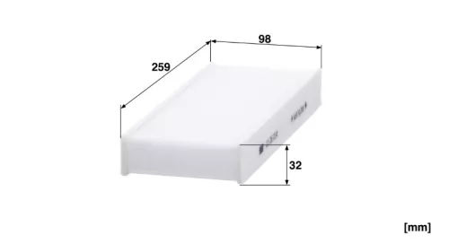 Utastér - Kabin szűrő Mann Filter CU 26 014-2