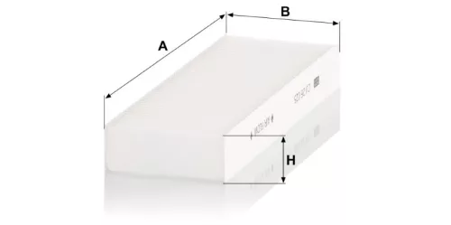 Utastér - Kabin szűrő Mann Filter CU 26 025-2