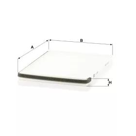 Utastér - Kabin szűrő Mann Filter CU 2630