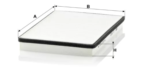 Utastér - Kabin szűrő Mann Filter CU 2672