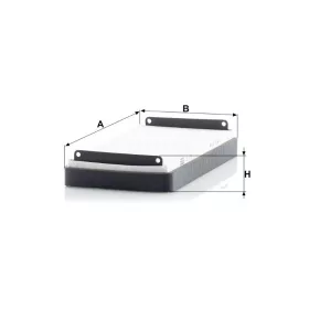 Utastér - Kabin szűrő Mann Filter CU 2745-2