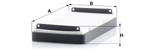Utastér - Kabin szűrő Mann Filter CU 2745-2