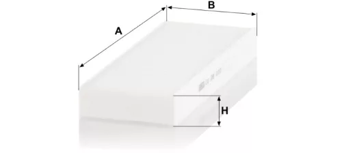 Utastér - Kabin szűrő Mann Filter CU 28 010