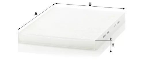 Utastér - Kabin szűrő Mann Filter CU 2882